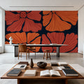 Modern Blooms II Mural Wallpaper - room preview 04