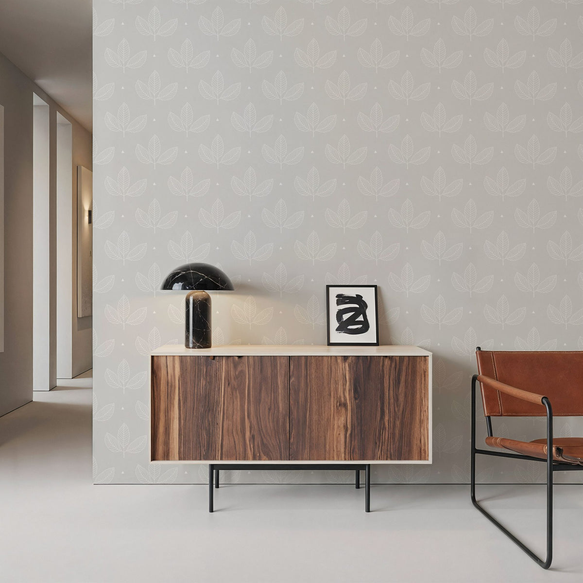 Leaf Collection Mural Wallpaper - room preview 04