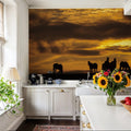 Horses At Sunset Mural Wallpaper - room preview 04