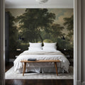 Historic Lands, Forest Green Mural Wallpaper - room preview 04