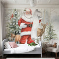 Woodland Santa IV Mural Wallpaper - room preview 04
