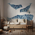 Three Whales Mural Wallpaper - room preview 04