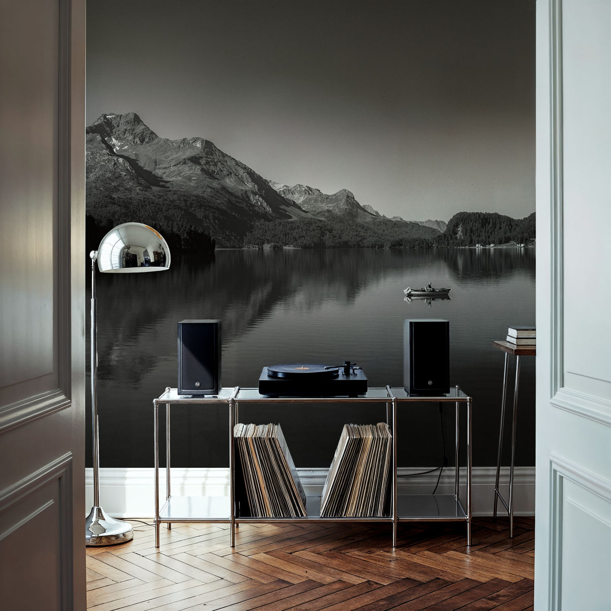 Solo Fishing Mural Wallpaper - room preview 04