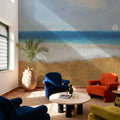 Beach Horizon Mural Wallpaper - room preview 04