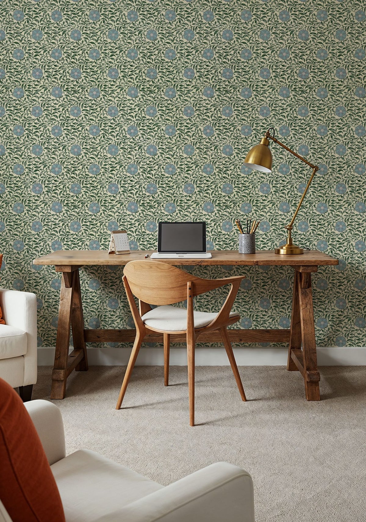 Authentique, Sky Blue Mural Wallpaper - room preview 04