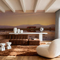 Sunset Trucker's Journey Mural Wallpaper - room preview 04