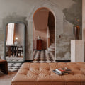 White Barn Meadow Neutral Mural Wallpaper - room preview 04
