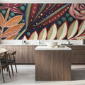 Tropical Florals Mural Wallpaper - room preview 04