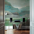 Misted Valley Mural Wallpaper - room preview 04