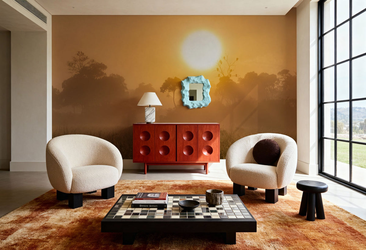 Masai Mara Sunrise Mural Wallpaper - room preview 04