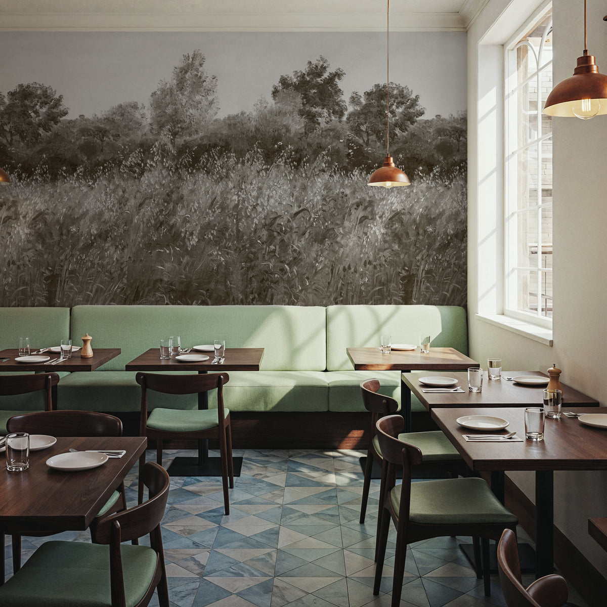 Meadow Whisper, Earth Mural Wallpaper - room preview 04