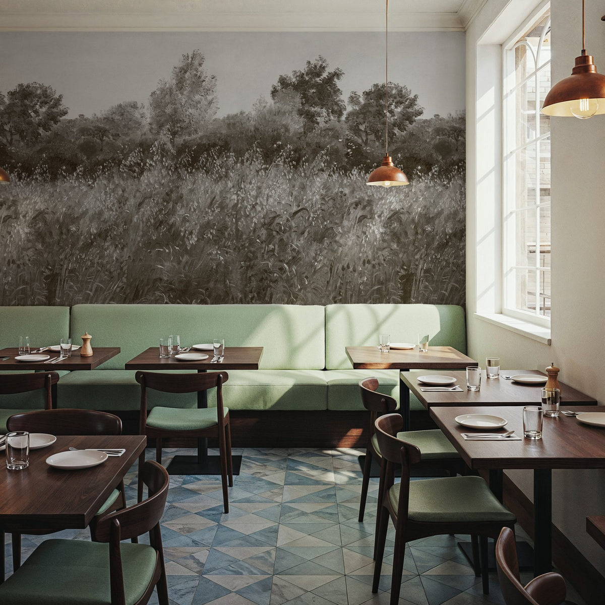 Meadow Whisper, Earth Mural Wallpaper - room preview 04