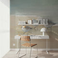 Tranquil Shorebirds on the Sand Mural Wallpaper - room preview 04