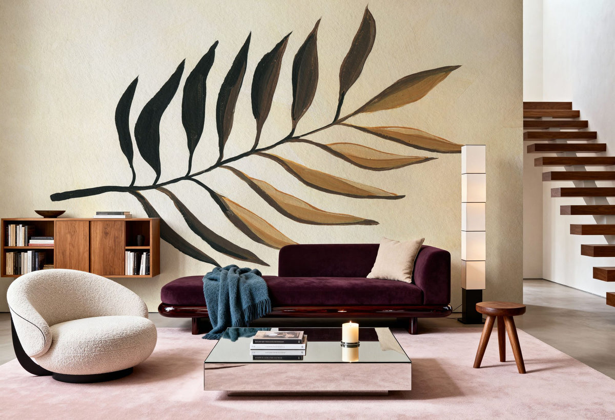 Tropical Leaf I Mural Wallpaper - room preview 04