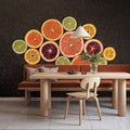 Citrus Drama I Mural Wallpaper - room preview 04