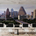 Riverside Metropolis Mural Wallpaper - room preview 04