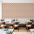 Woodland Tops Brown Mural Wallpaper - room preview 04
