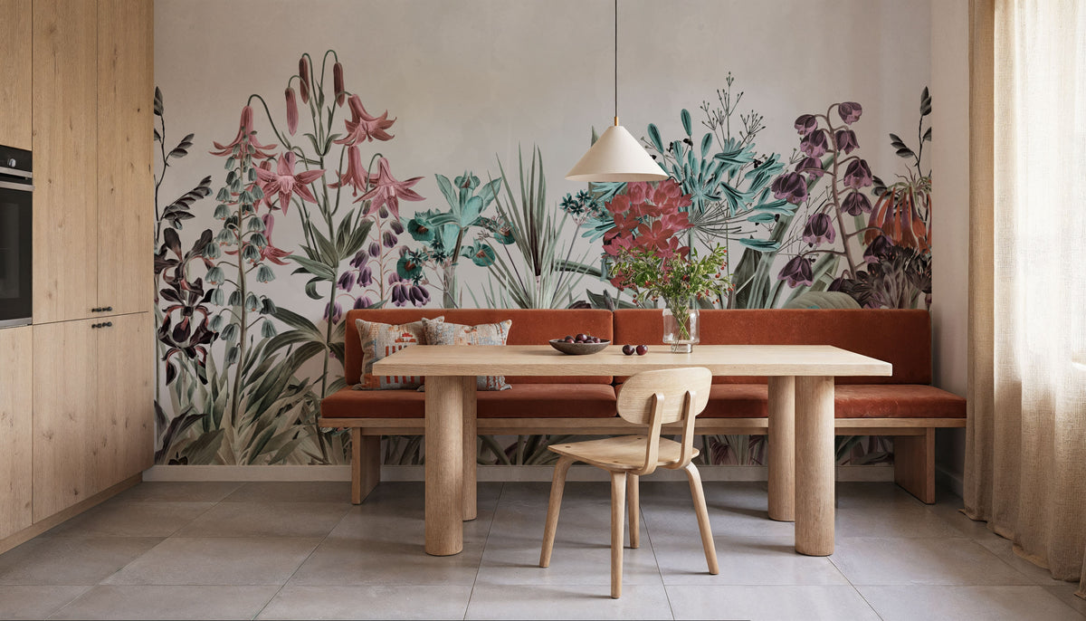 Field of Dreams Red Mural Wallpaper - room preview 04