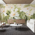 Daisy Meadow Mural Wallpaper - Warm Tone - room preview 04