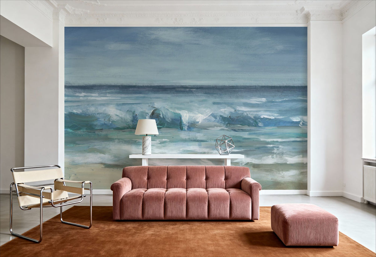 Seascape Wave Mural Wallpaper - room preview 04