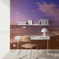 Golden Shoreline Mural Wallpaper - room preview 04