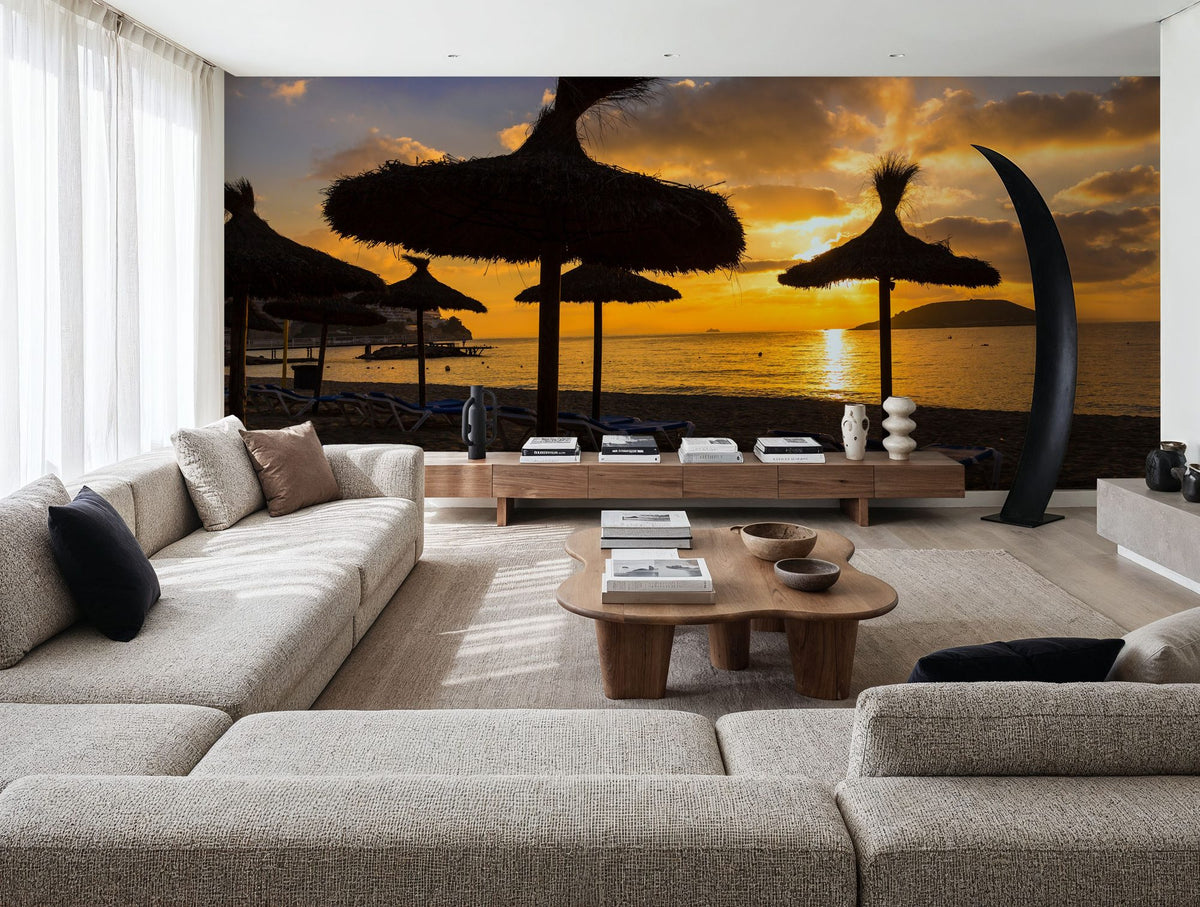 Magaluf Sunrise Mural Wallpaper - room preview 04
