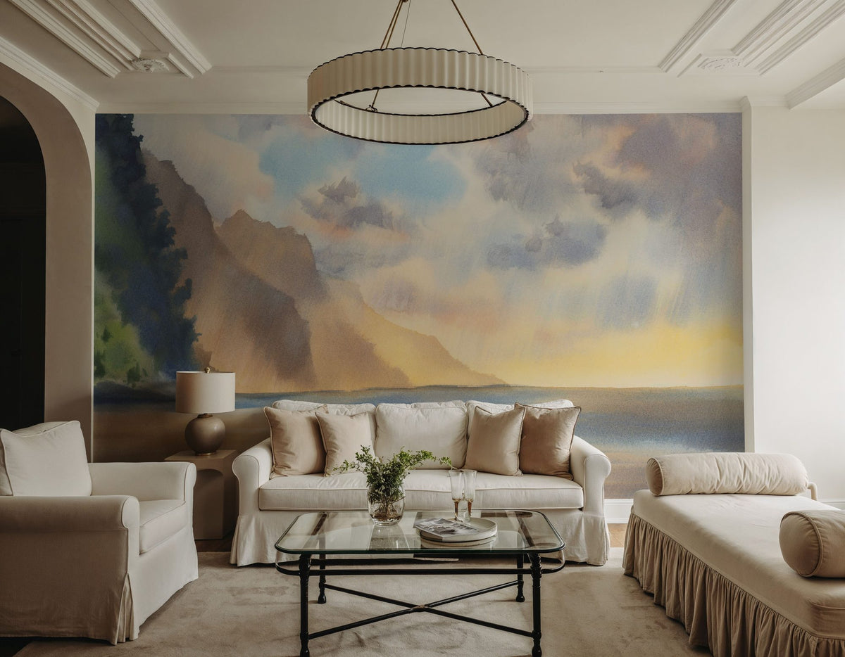 Coastal Reverie Mural Wallpaper - room preview 04