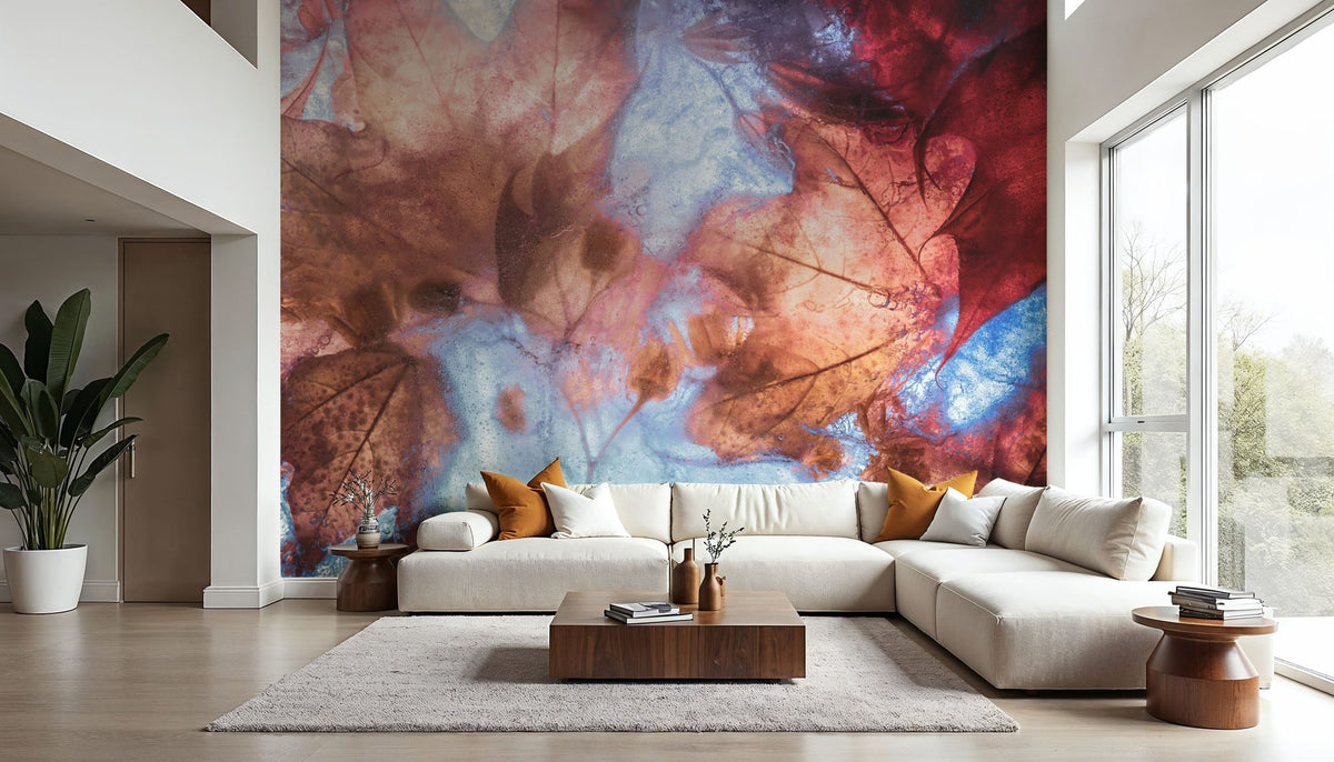 Frozen Autumn Mural Wallpaper - room preview 04