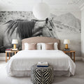 Moke Lake Horse Mural Wallpaper - room preview 04