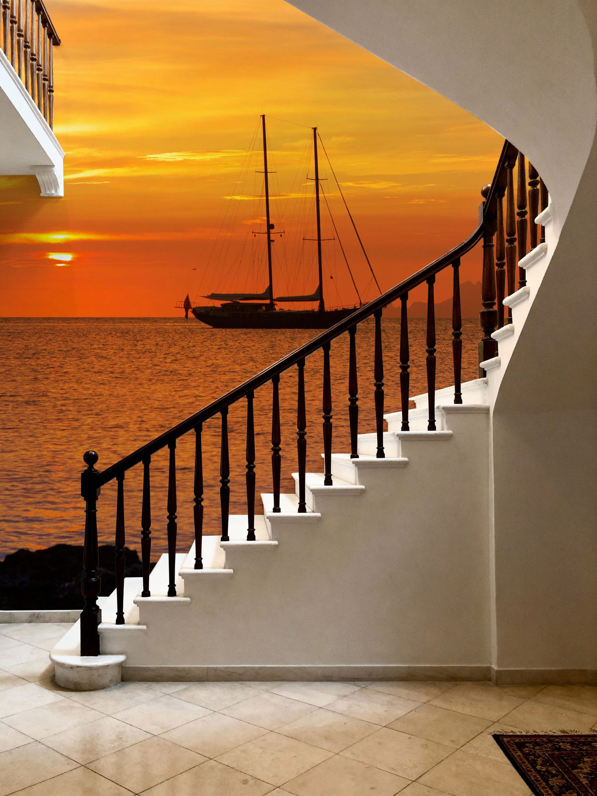 Ibiza Sunset Mural Wallpaper - room preview 04