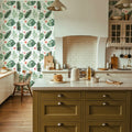 Paradise Foliage Light Mural Wallpaper - room preview 04
