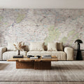West Virginia Detailed Map Mural Wallpaper - room preview 04