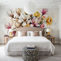 Spring Bouquet II - Watercolor Flower Series Mural Wallpaper - room preview 04