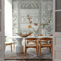 Flower Mountain, Sage Mural Wallpaper - room preview 04