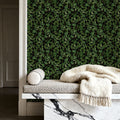 Green Leaf Canopy Mural Wallpaper - room preview 04
