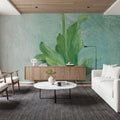 Poppy on Blue Mural Wallpaper - room preview 04