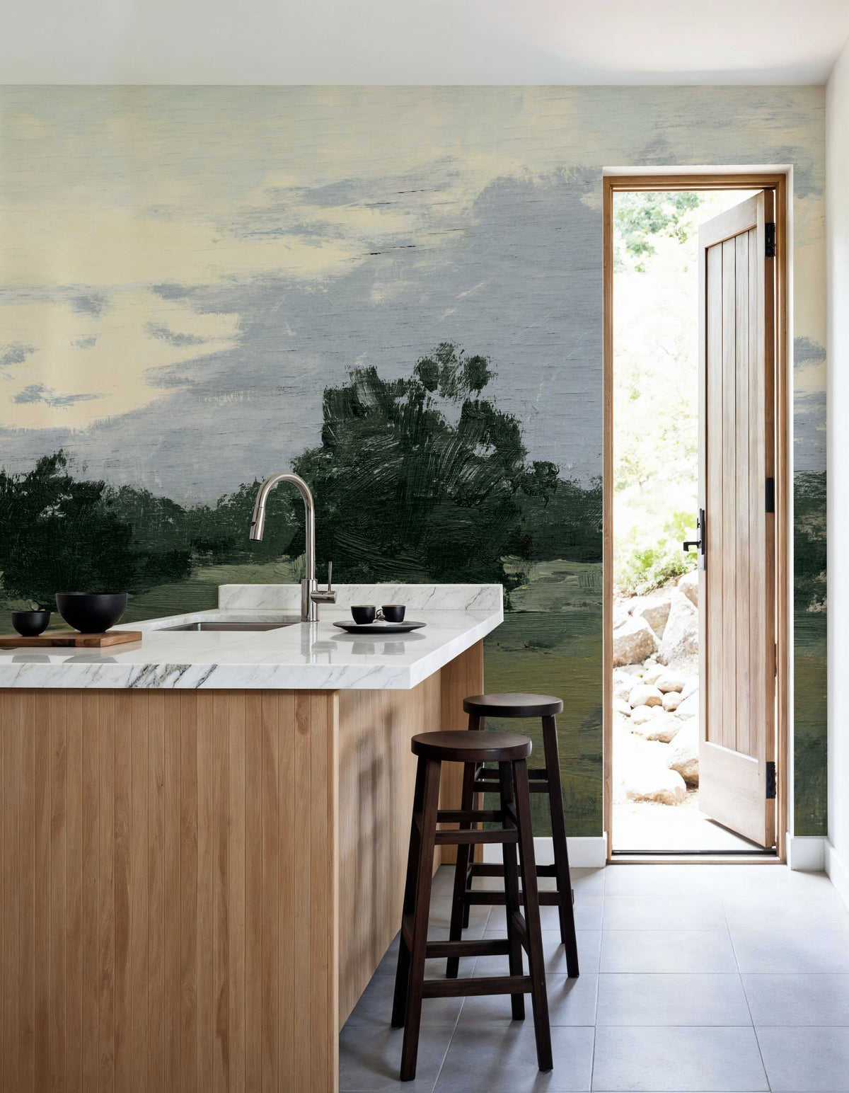 Sunset Fields Country Traditions Mural Wallpaper - room preview 04