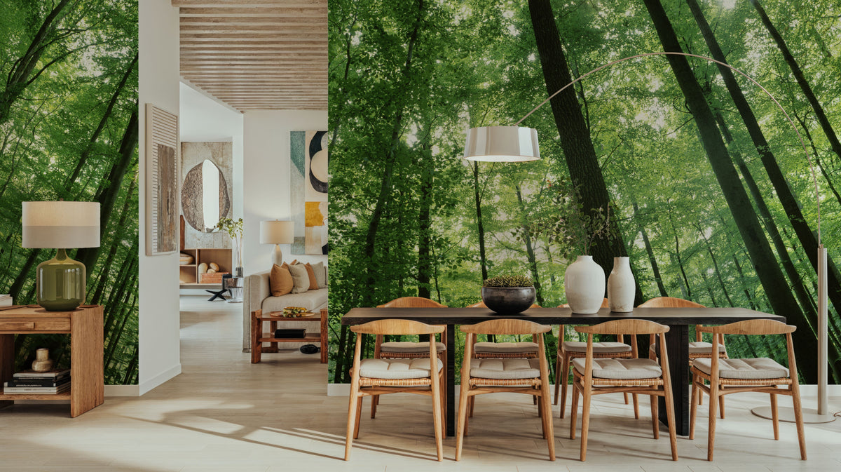Forest Cathedral Mural Wallpaper - room preview 04