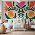 Modern Botanical IV Mural Wallpaper - room preview 04
