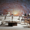 Galactic Sunflower Mural Wallpaper - room preview 04