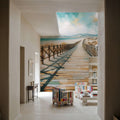 Secluded Beach Mural Wallpaper - room preview 04