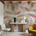 Kissing Flowers Mural Wallpaper - room preview 04