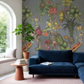 Juicy Fruits, French Blue Mural Wallpaper - room preview 04