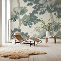 Camouflage Trees Mural Wallpaper - room preview 04