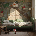 Seasonal Snowman I Mural Wallpaper - room preview 04