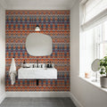 Atomic Lines Mural Wallpaper - room preview 04