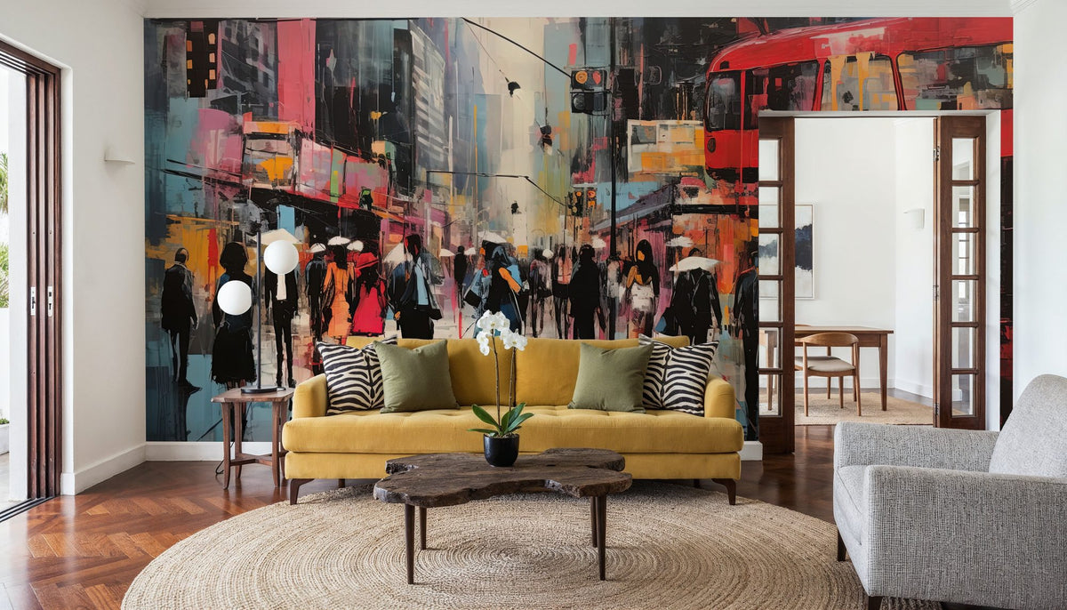 Hello Oxford Street Mural Wallpaper - room preview 04