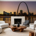 Twilight Arch Mural Wallpaper - room preview 04