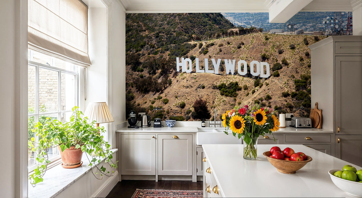 The Hollywood Sign Mural Wallpaper - room preview 04