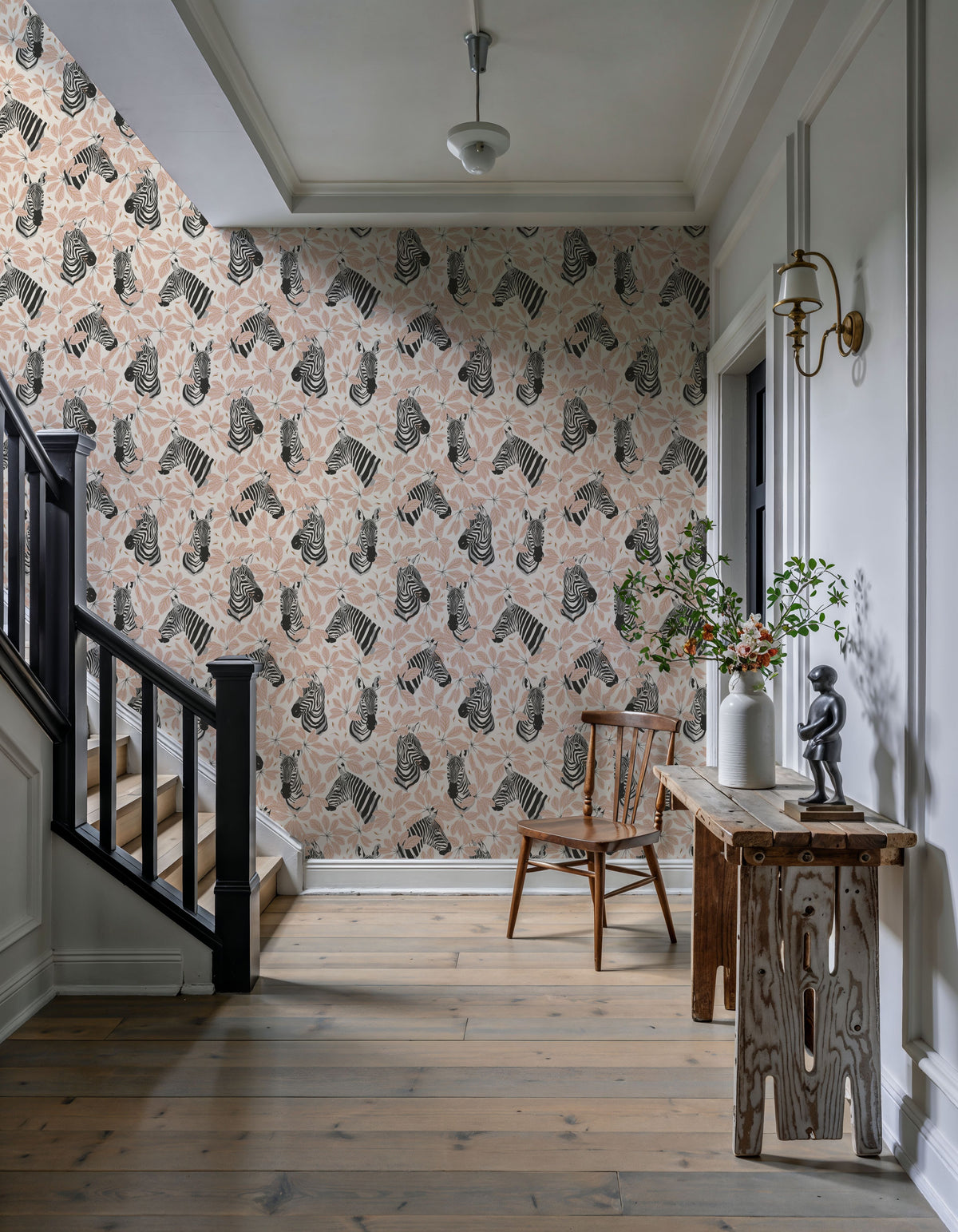 Burchell's Zebra Mural Wallpaper - room preview 04